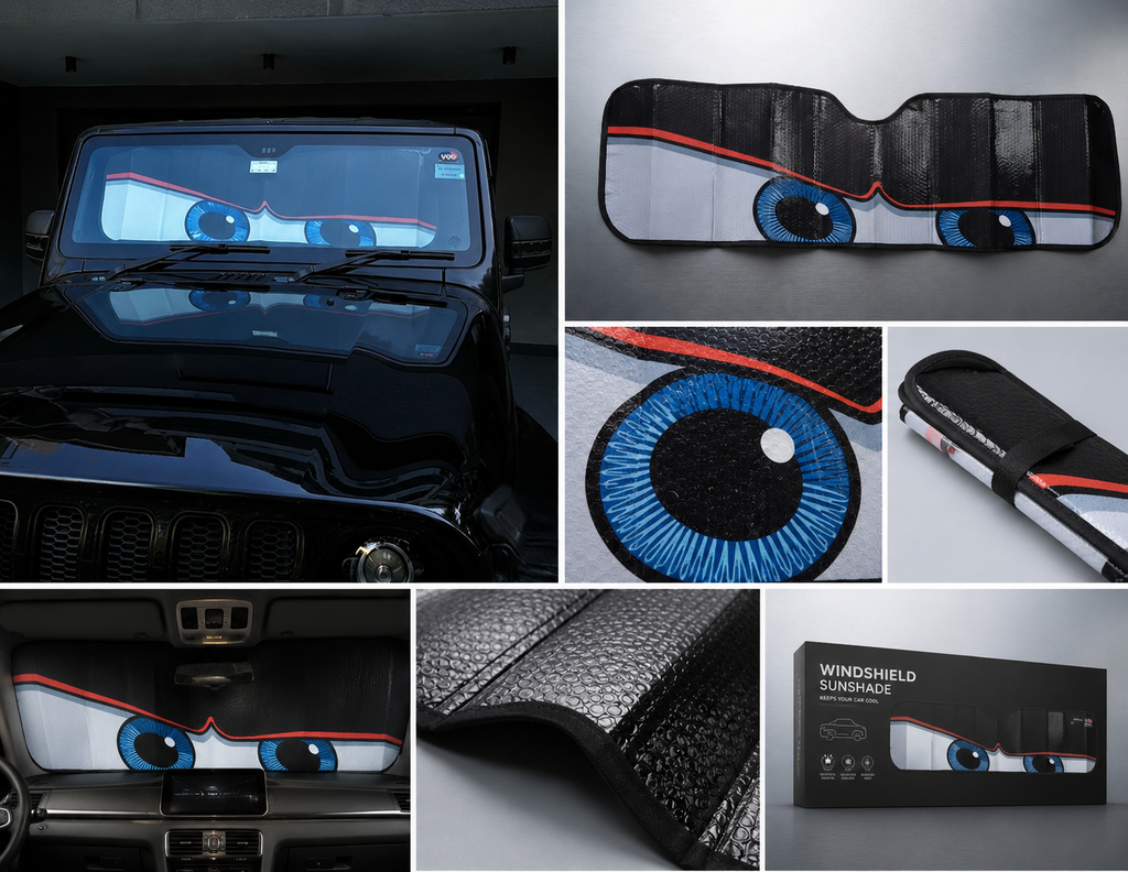 Angry eye sunshade
