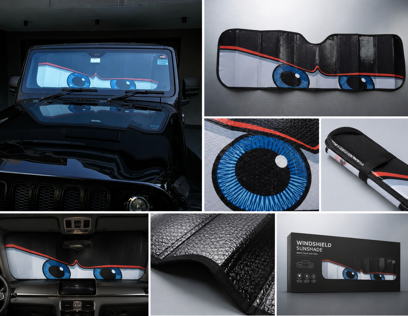 Angry eye sunshade