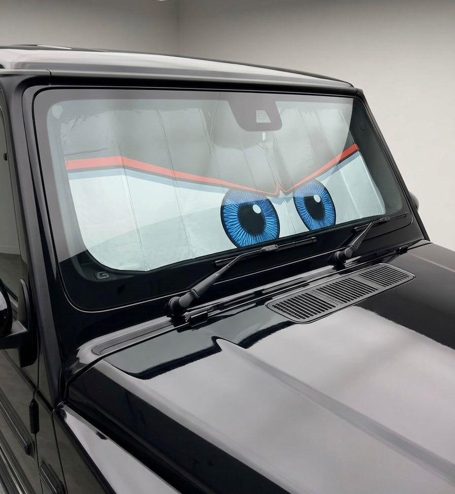 Angry eye sunshade