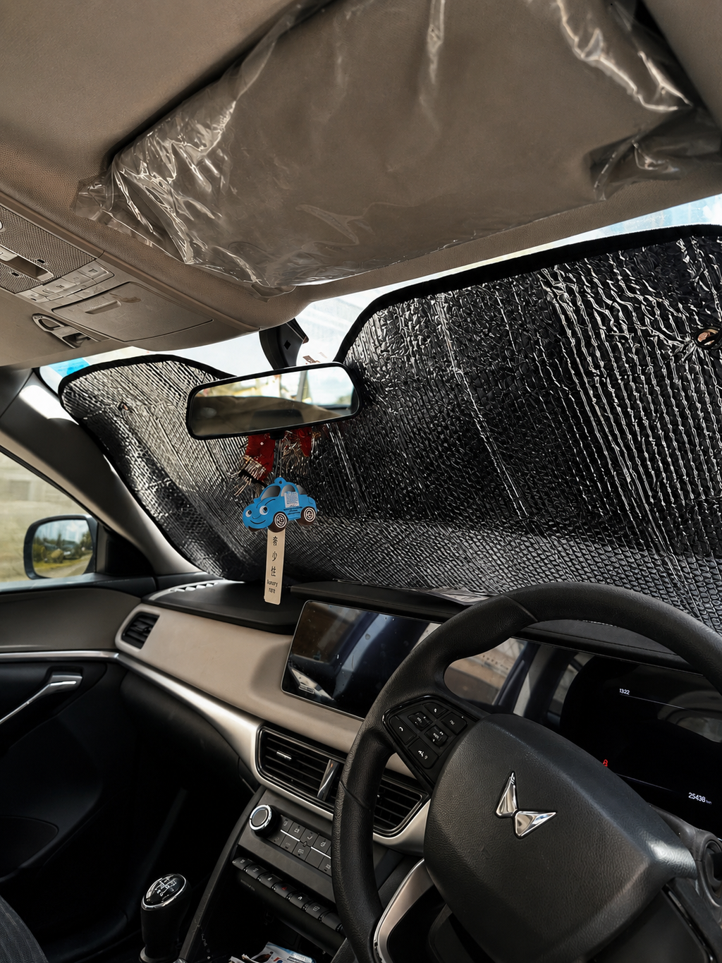 Angry eye sunshade